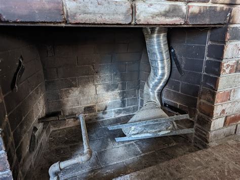 how to remove a gas fireplace vent